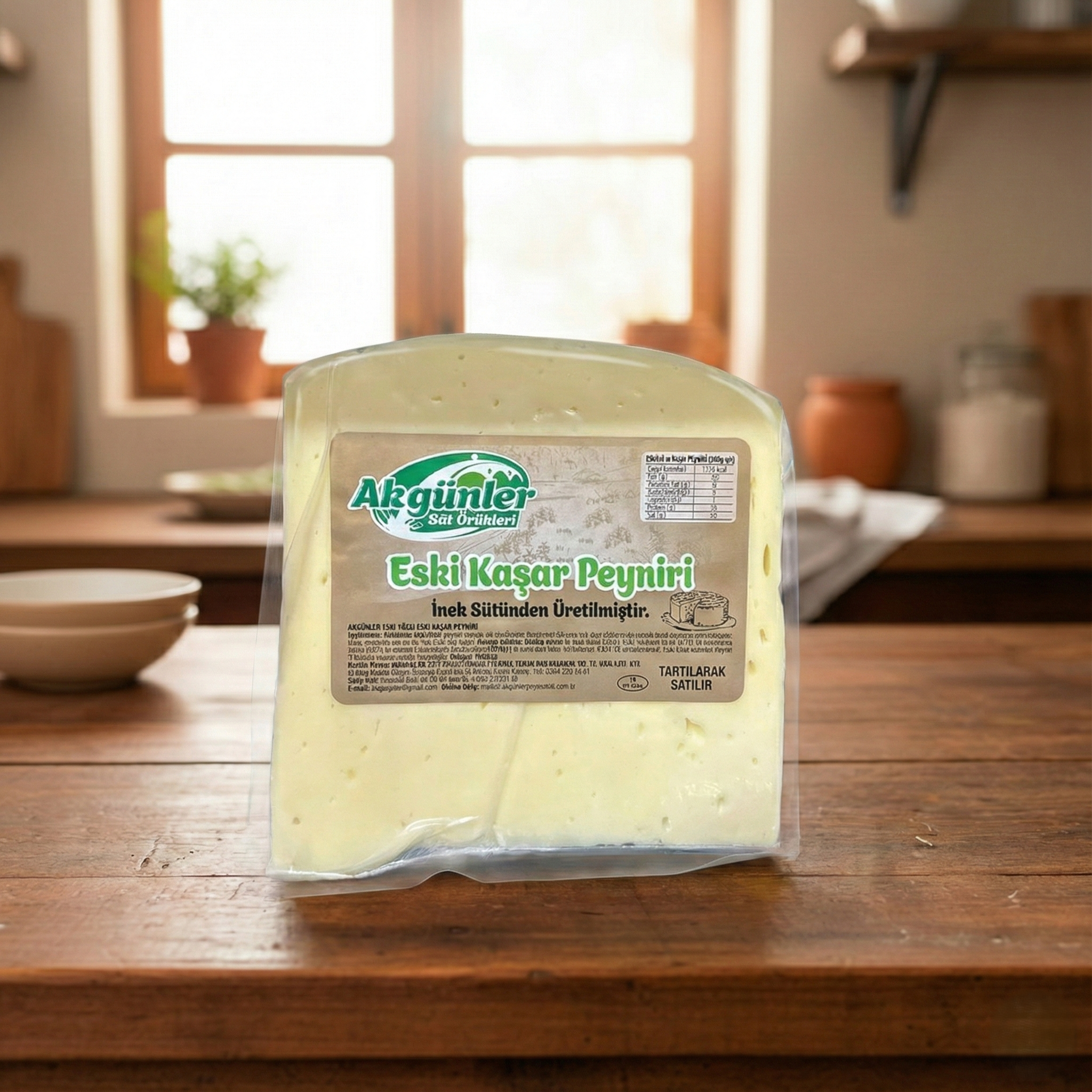 Akgünler Eski Kaşar Peyniri (500 gr)
